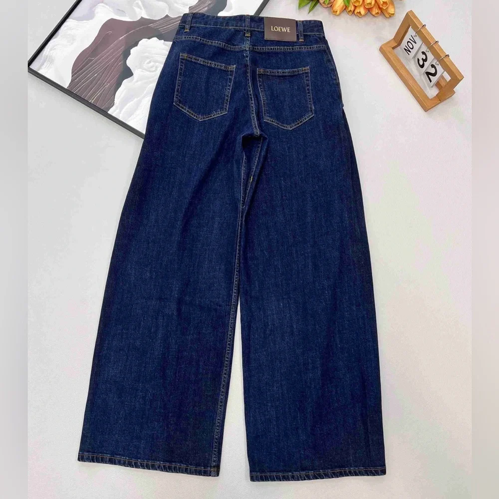 Loewe Women's Blue Loose-Fit Jeans - Picture 2 of 8